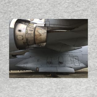 military plane in retro vintage comics T-Shirt